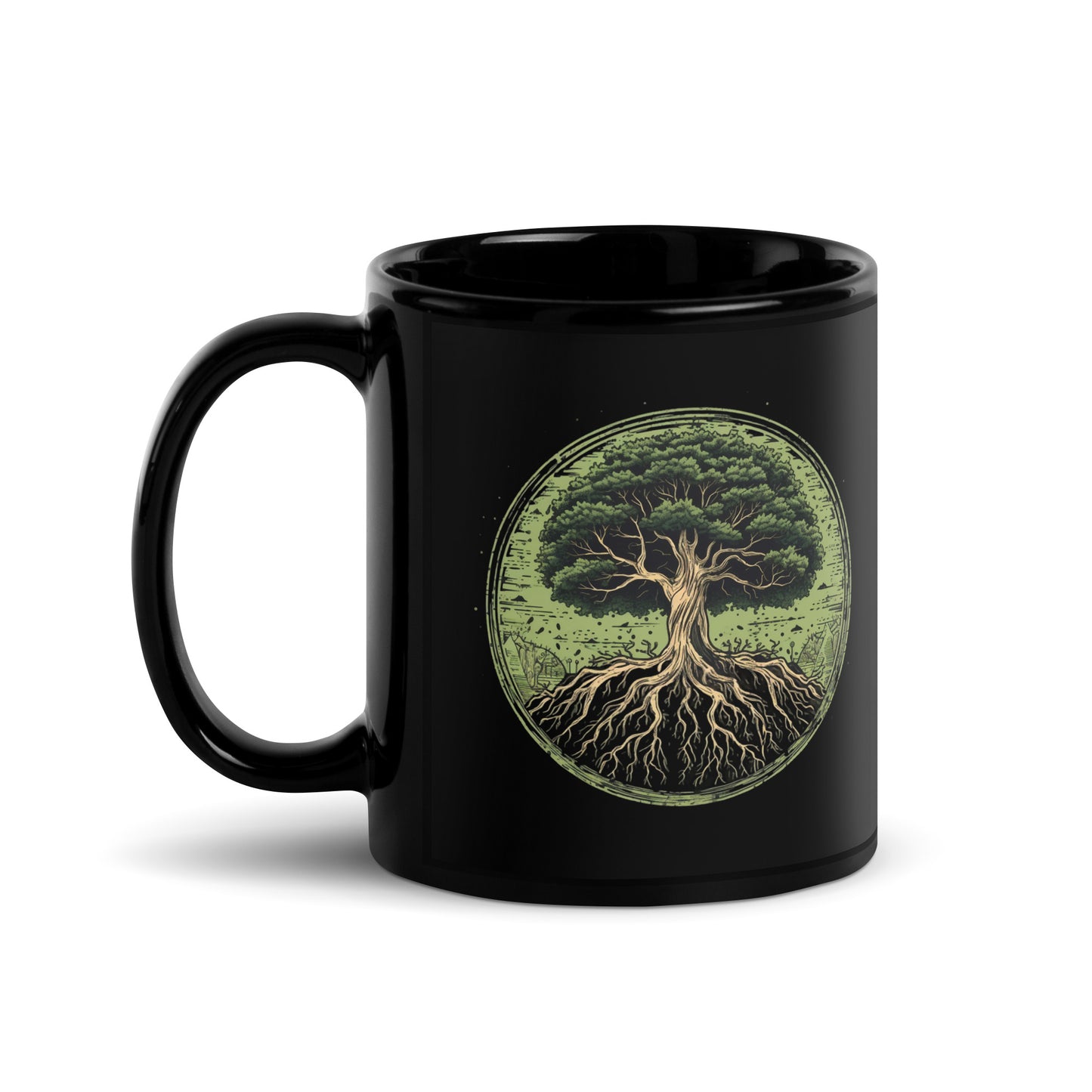 Eden Black Mug