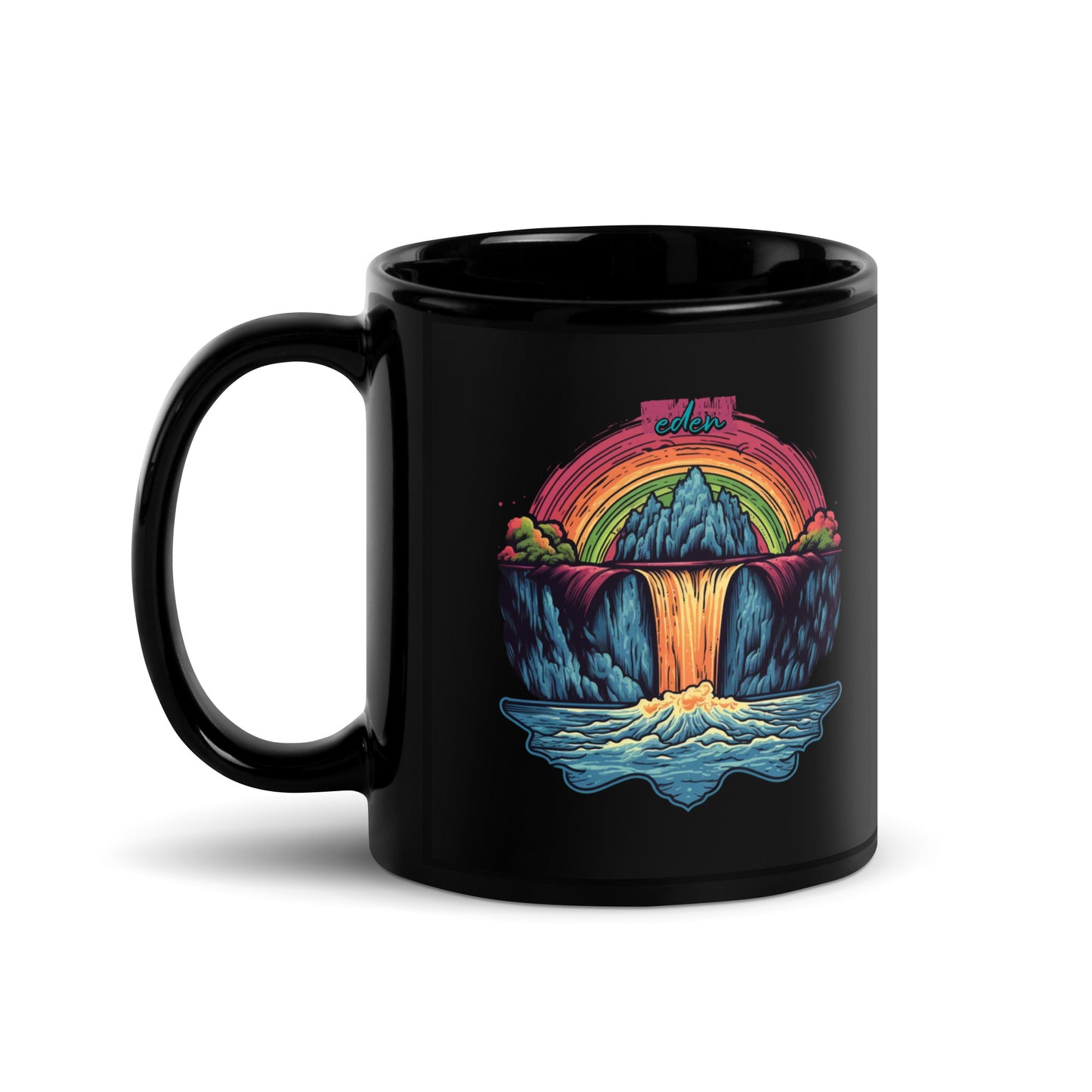 Eden Black Mug