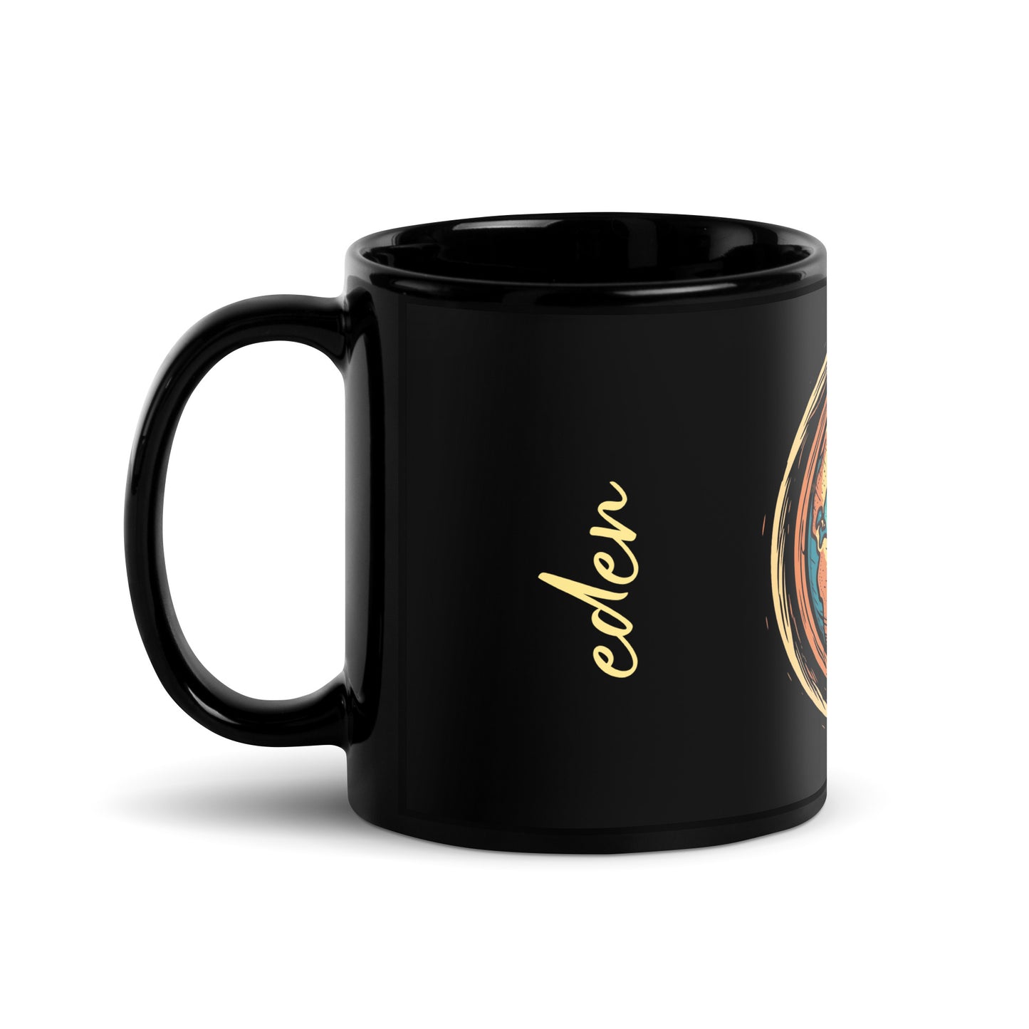Eden Black Mug