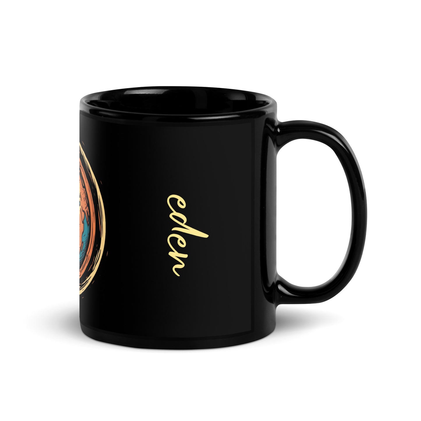 Eden Black Mug