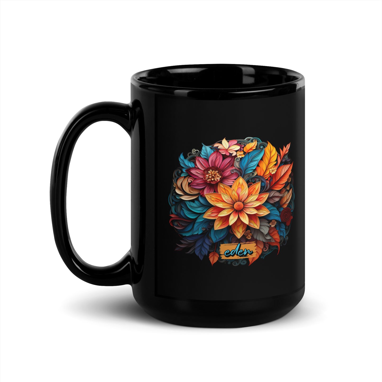 Eden Black Mug
