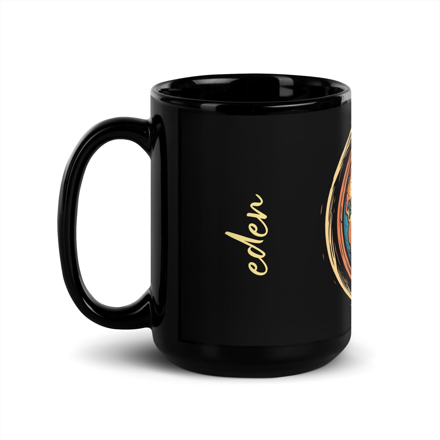 Eden Black Mug