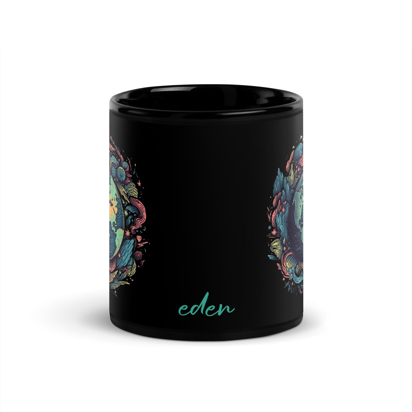 Eden Black Mug