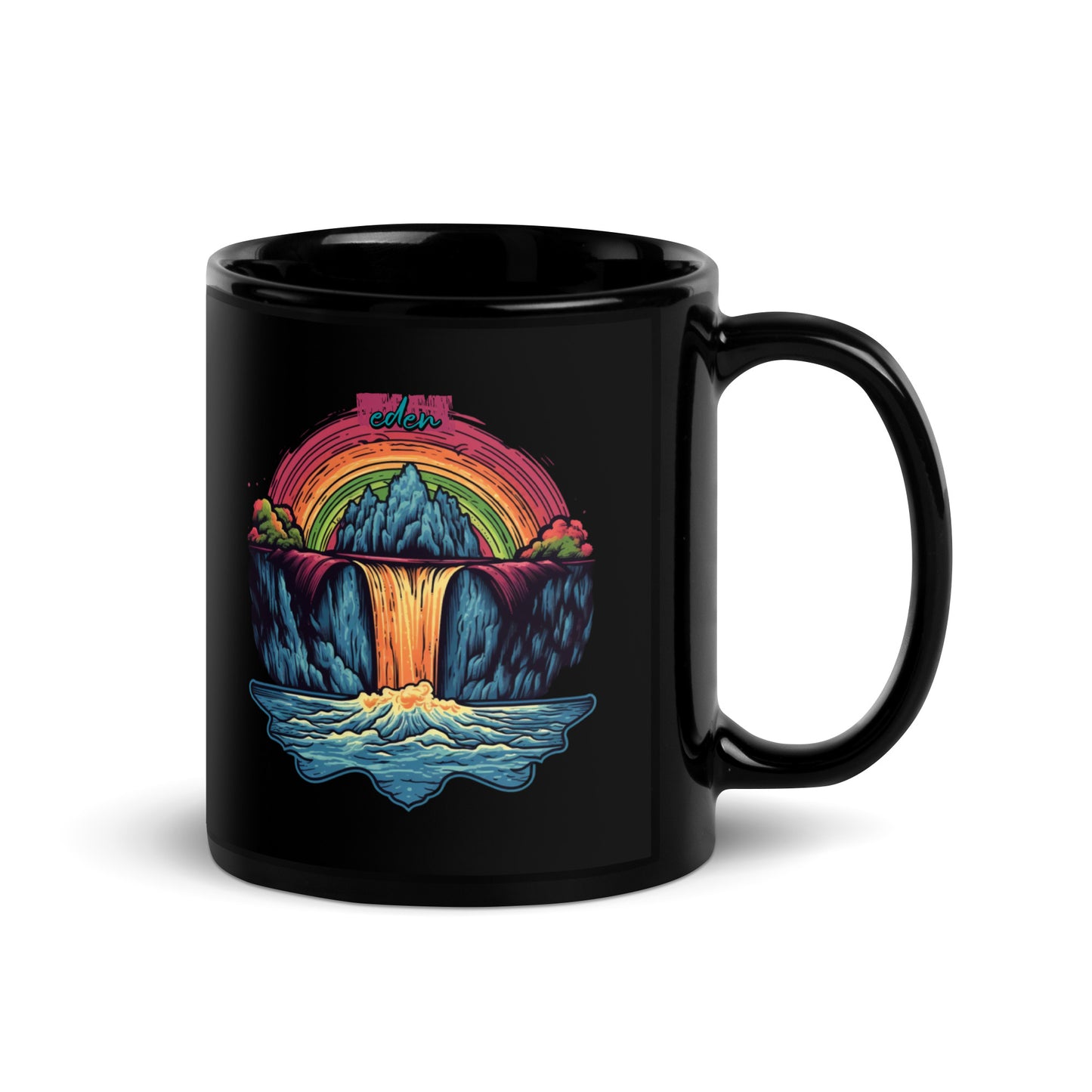 Eden Black Mug