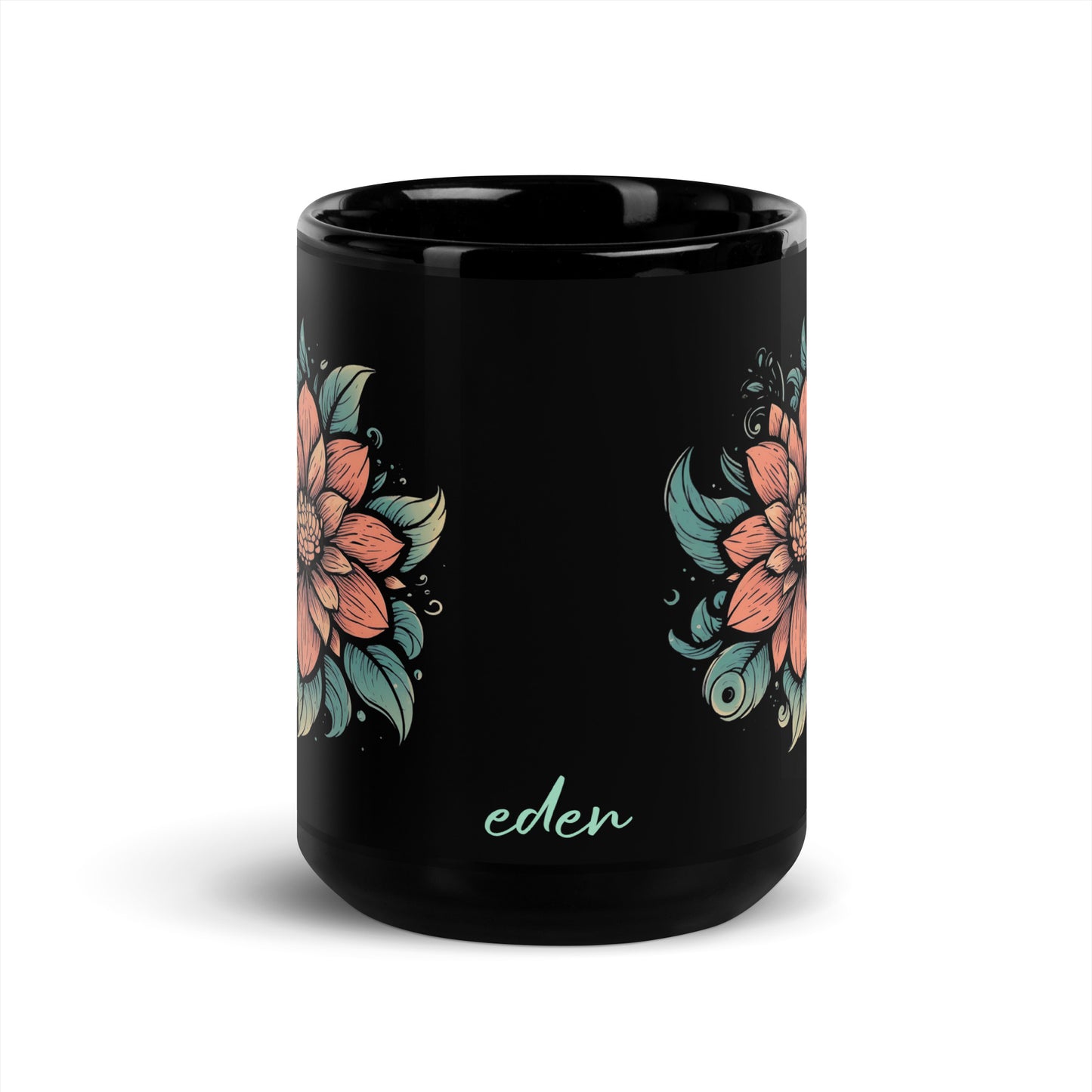 Eden Black Mug