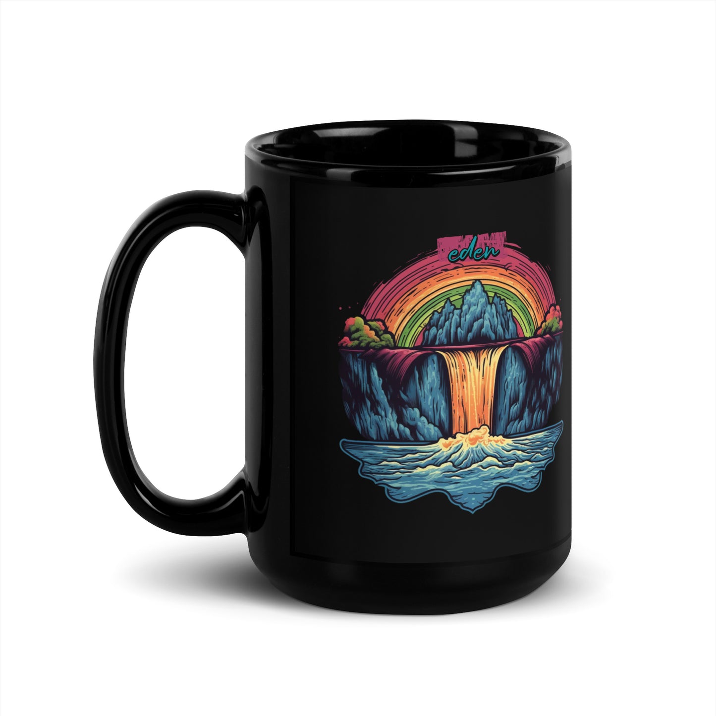 Eden Black Mug