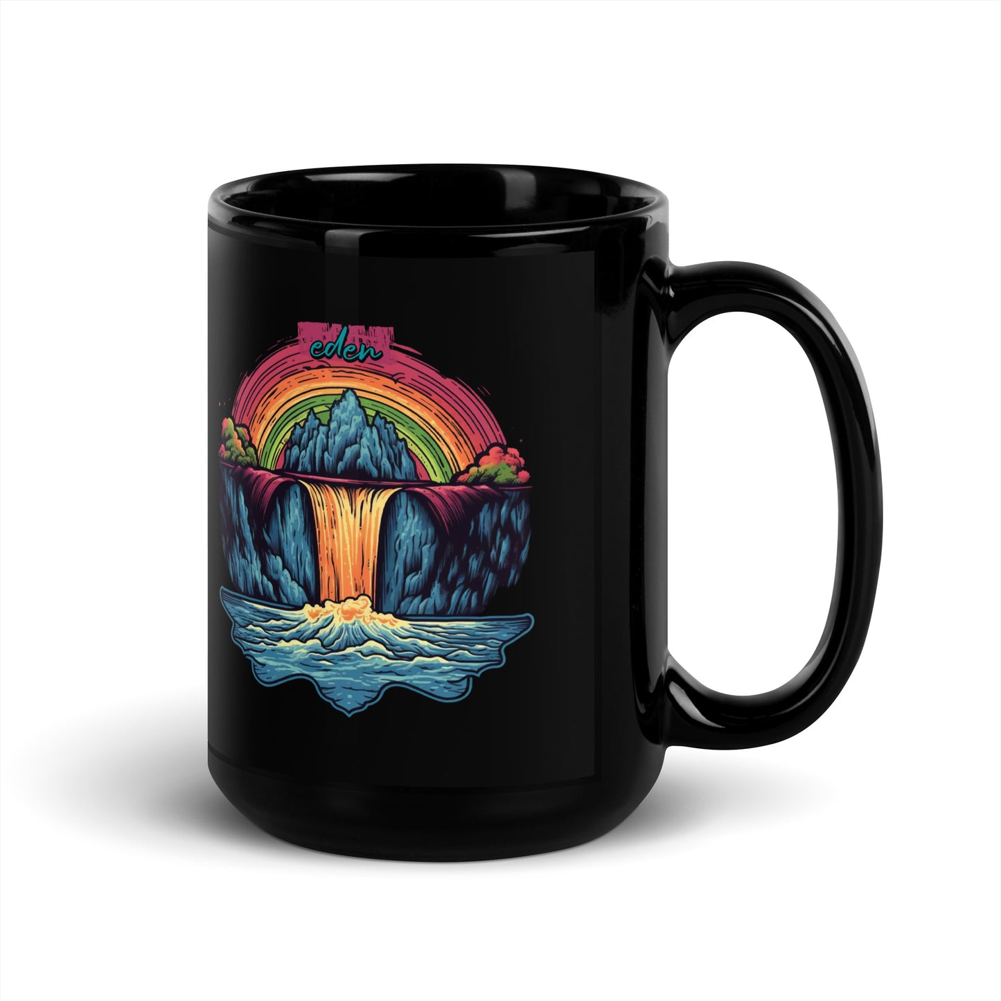 Eden Black Mug