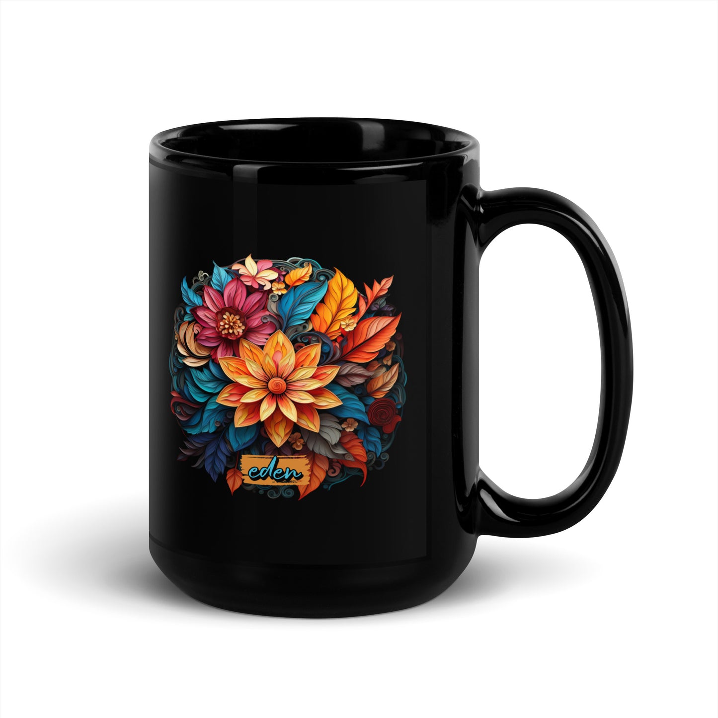 Eden Black Mug