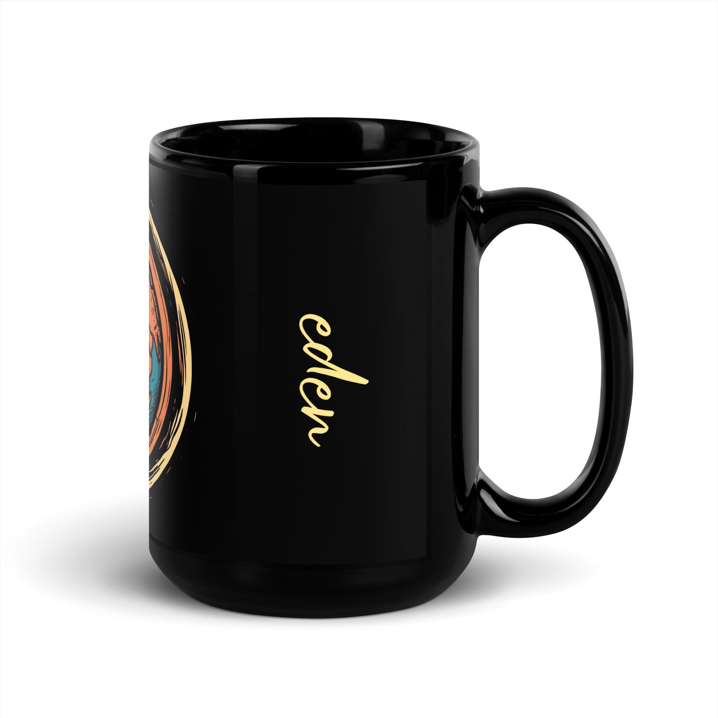 Eden Black Mug