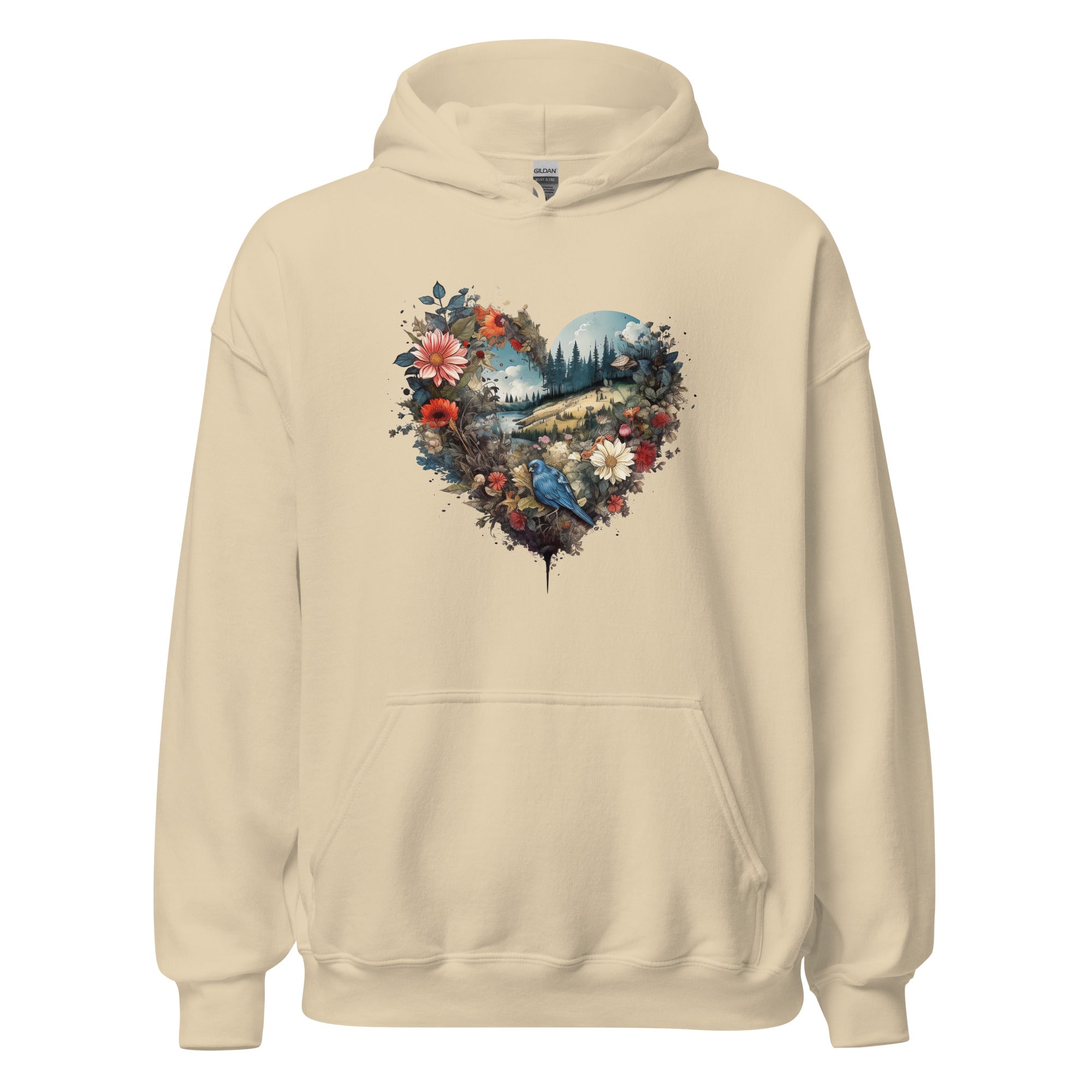 ★DUVETICA★ Bran HD Light Sand Unisex Hoodie V-24F-VUHD3014 LA FBD Hoodie [BRN]